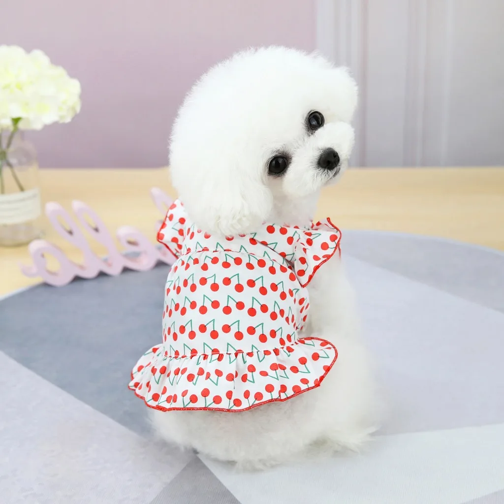 

Dog Clothes Dress Cotton Skirt Princess Warm Tutu Clothing For Small Dogs Pet Apparel Supplies