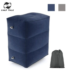 Дорожная надувная подушка для ног, регулируемая высота, портативная подушка для ног, подушка для переноски, подушка для самолета, дома, автомобиля, офиса, ног