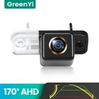 GreenYi 170  AHD Траектория Автомобильная камера заднего вида для Mercedes Benz Clk W203 W209 W219 W211 Ночное видение Реверсивный 4-контактный разъем для парковки автомобиля