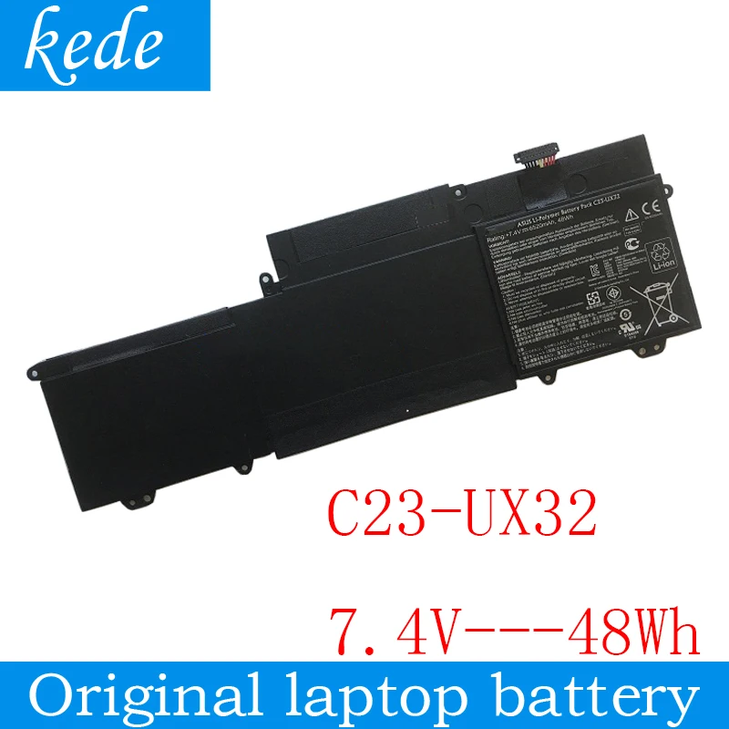 Kede Ново C23 UX32 bateria do ноутбук для asus vivobook u38n U38N C4004H zenbook ux32 ux32v ux32vd 7 4 v 6520 мА