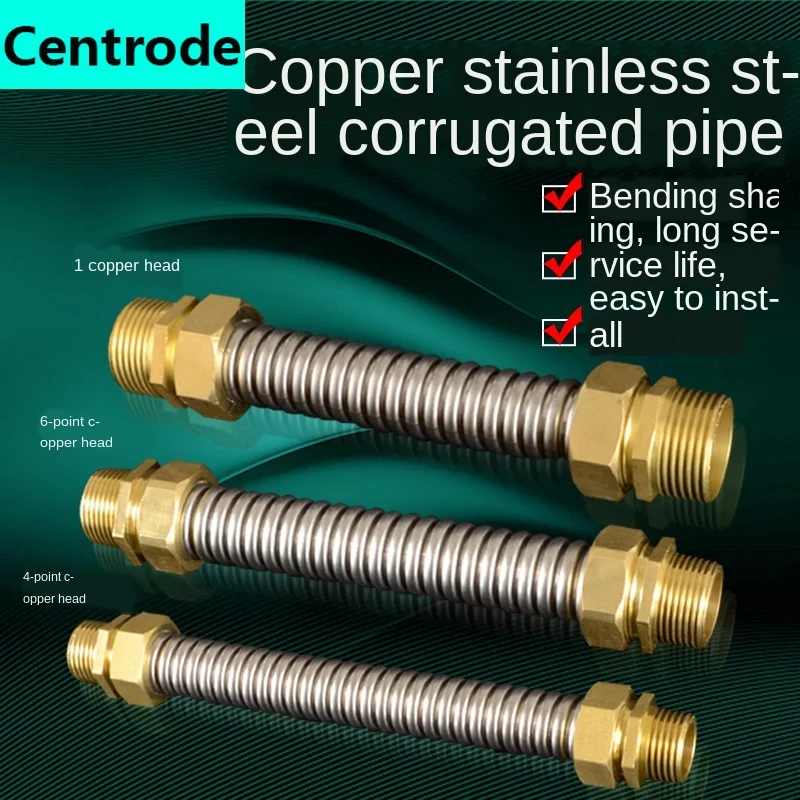 Сильфон для кондиционера из нержавеющей стали 304 1/2 дюйма 3/4 Двойной внешний
