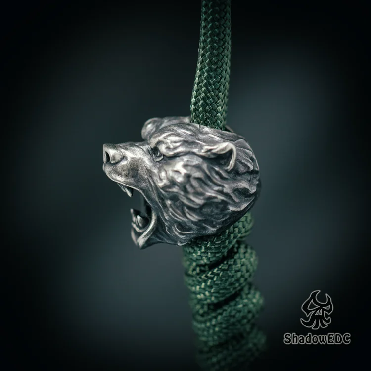 EDC тибетский серебряный латунный нож бусы кулон уличный Паракорд DIY украшения