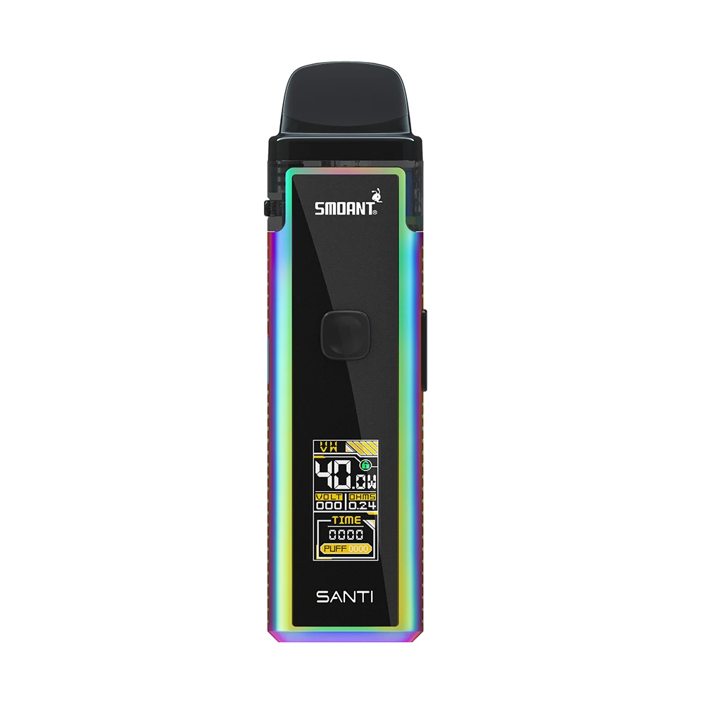 Оригинальная система Smoant SANTI Pod 40 Вт 1100 мАч Встроенная батарея с картриджем 3 5 мл
