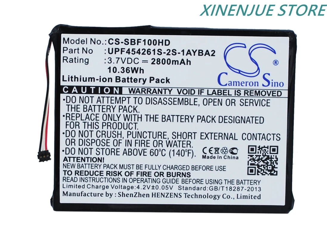 Аккумулятор 3 7 в/2800 мАч для Seagate 1AYBA2 1AYBA4 STCK1000100 STCV2000100 | Электроника