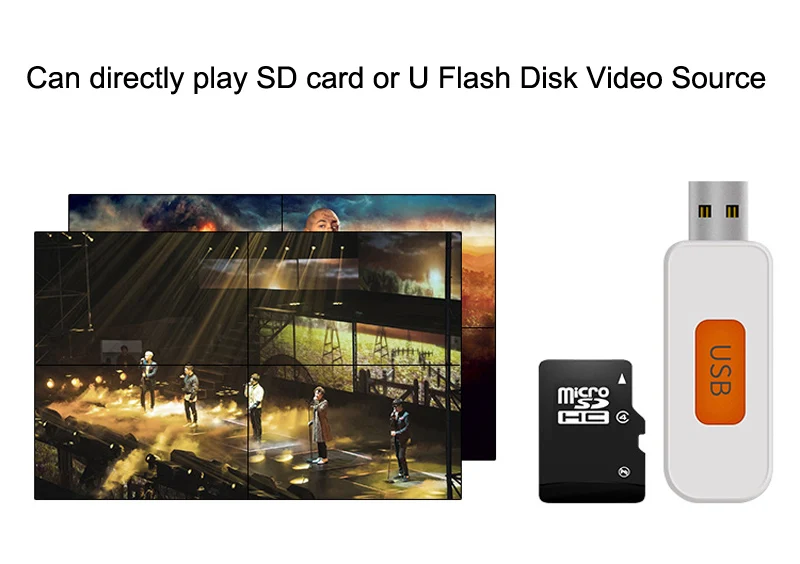 2x3 HDMI HD ТВ экран Сращивание процессор 4K 2x2 1x2 ТВ видео настенный контроллер USB плеер Поддержка KVM USB мышь клавиатура Ethernet