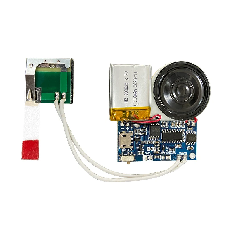 Factory directly Greeting card playing MP3 Recordable PCB Sound Module USB Downloadable Sound Module for Greeting Cards