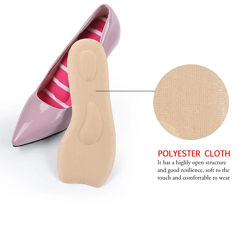 1 пара обуви BYEPAIN Нескользящие стельки для массажной 3/4 с высоким поглощением пота