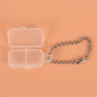 Слуховой аппарат, прозрачный пластиковый чехол для батареи, коробка для батареи, кнопка для хранения, защитный держатель, Жесткий Чехол, подходит для 312 #10 #675 #