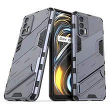 For Realme GT 5G Case For Realme GT 5G Cover Shockproof Silicone Armor PC Stand Full Protective Phone Bumper For Realme GT 5G