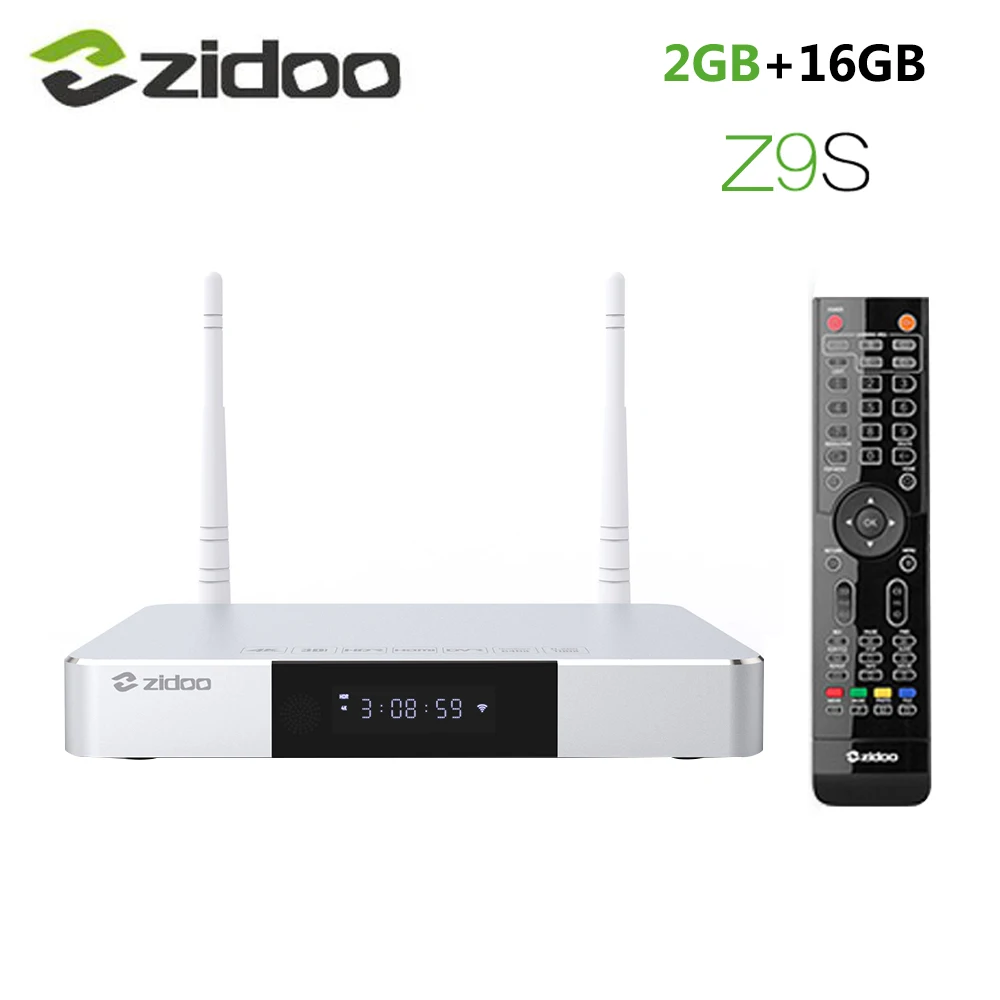 Приставка Zidoo Z9s 4K для Smart TV ОС Android 7 1 NAS 2 Гб DDR 16 ГБ eMMC медиаплеер HDR приставка