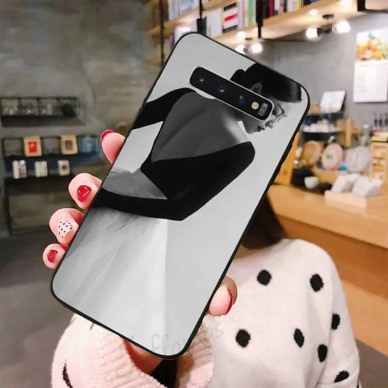 

Black and white photo dancerartistic photo Phone Case For Samsung A50 A51 A71 A20E A20S S10 S20 S21 S30 Plus ultra 5G M11 shell