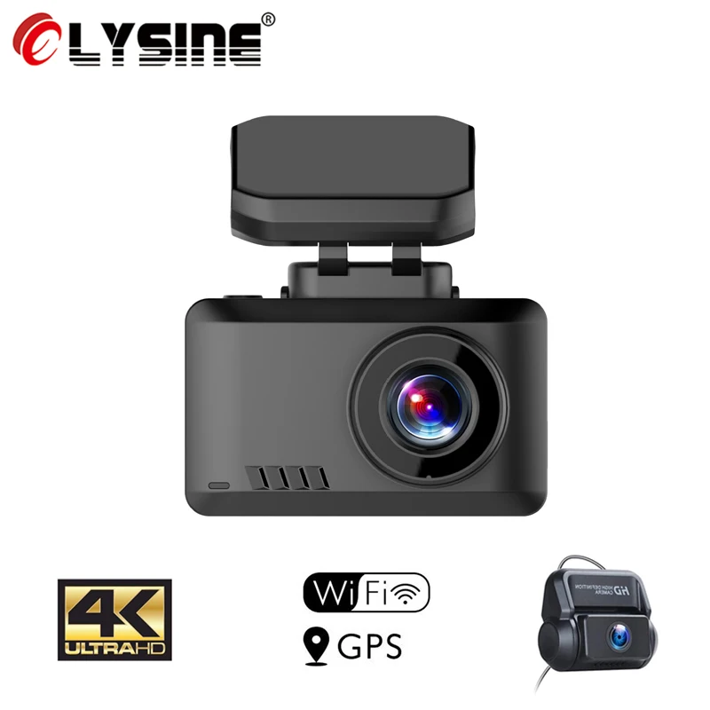 Sony IMX335 Мини Автомобильный видеорегистратор UHD 2160p WiFi GPS 4K жестовая фотография