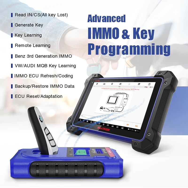 Сканер ключей Autel Maxi IM608 IMMO & XP400 0BDII IM600 PK IM 100 IM508 универсальный диагностический