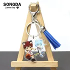 Аниме Kuroko без корзины брелок Мультяшные фигурки Fujiwara Tetsuya Kagami Taiga Midorima Shintaro акриловая подвеска брелок