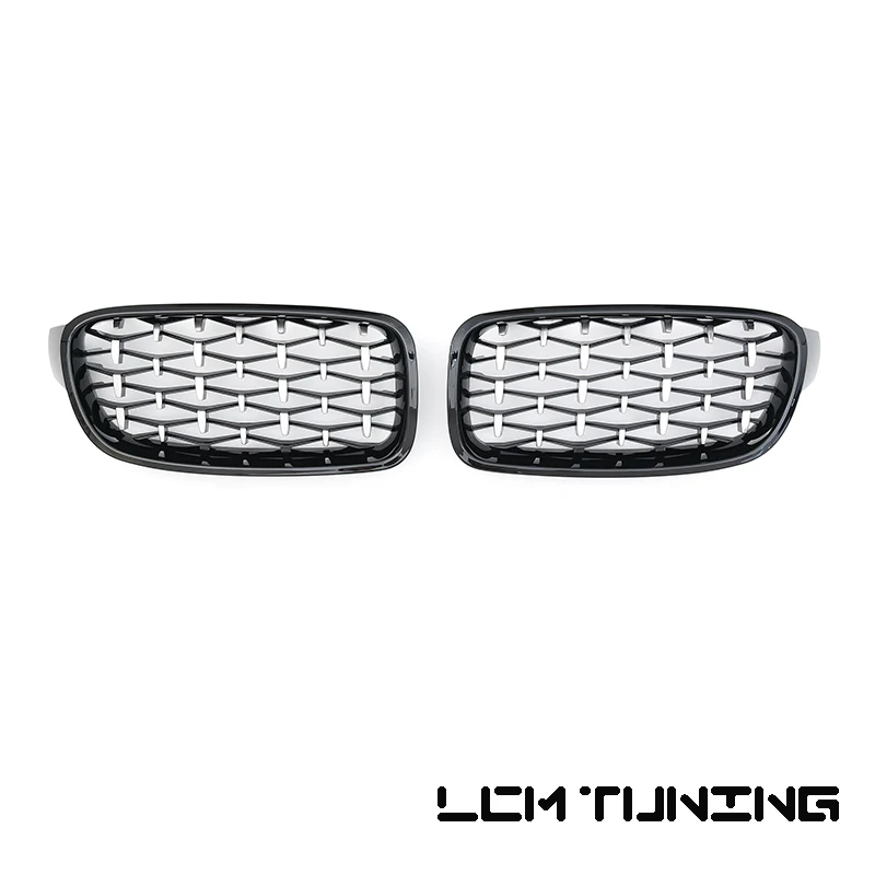 Replacement Style ABS Diamond Front Kidney Grille Overlay 2012-2018 For-BMW 3 Series F30 320i 325i 328i 335i | Автомобили и