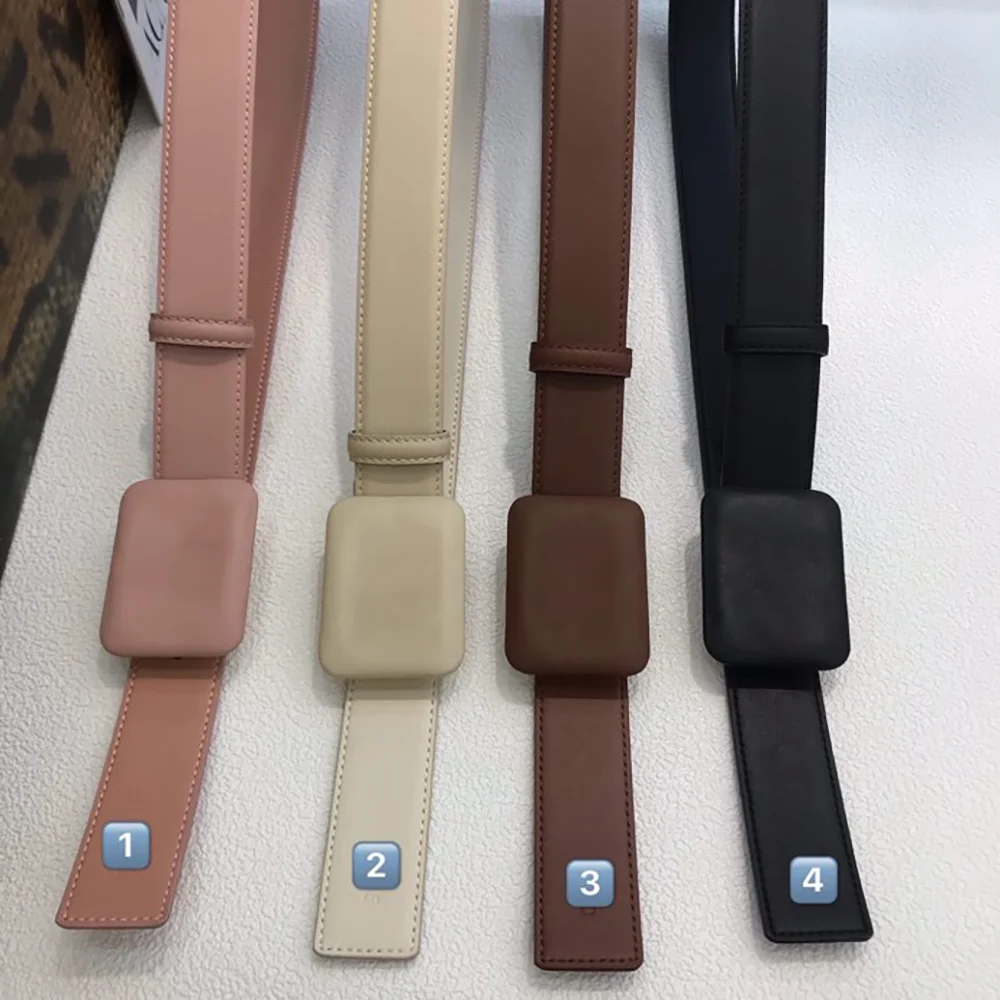 Ремень из натуральной кожи Женский модный роскошный брендовый классический