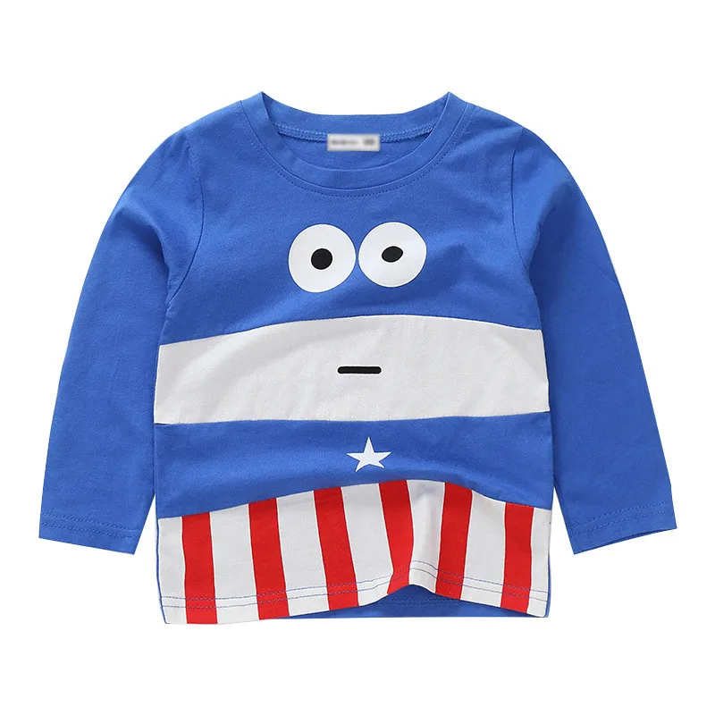 Хлопковые футболки для мальчиков и девочек мстители Бэтмен Капитан Америка