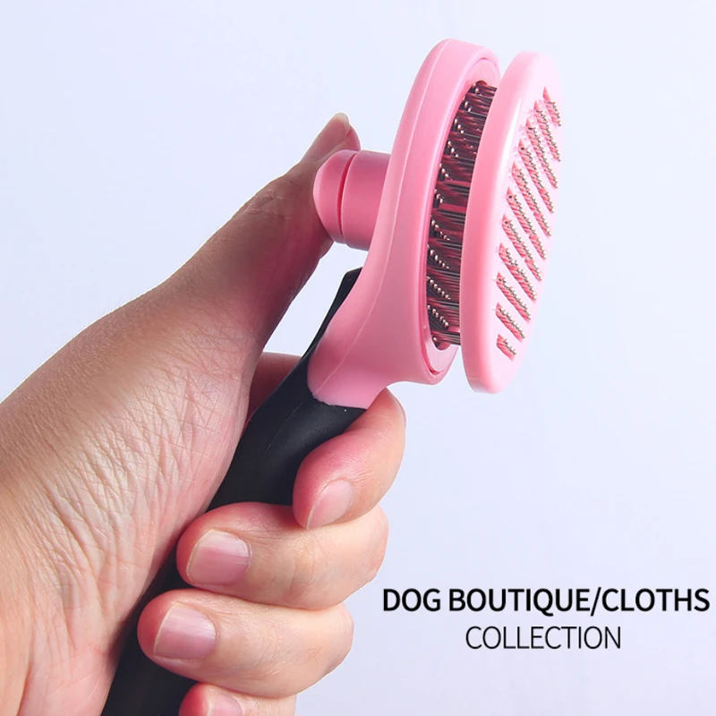 Новая Расческа для домашних животных расческа из нержавеющей стали шерсти собак