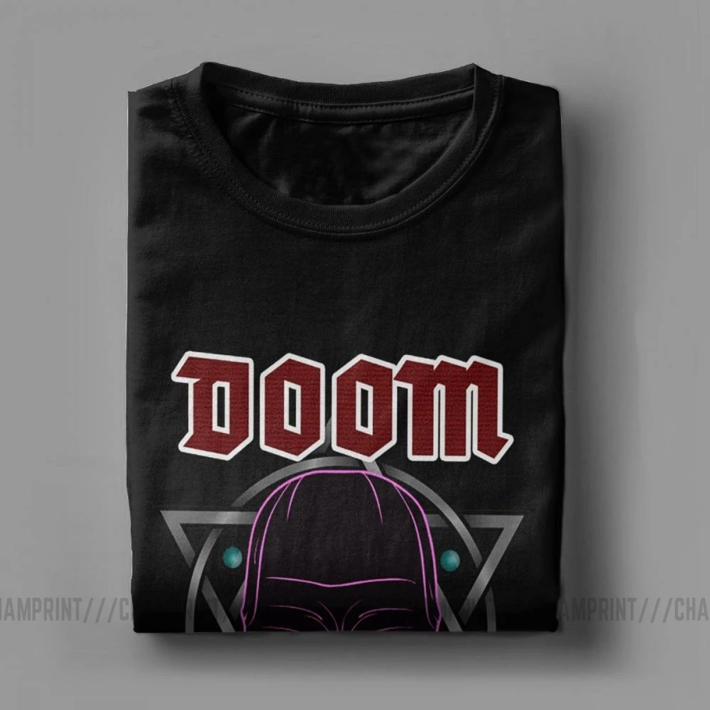 Мужские футболки Doom из 100% хлопка женская футболка в стиле ретро с принтом Конан