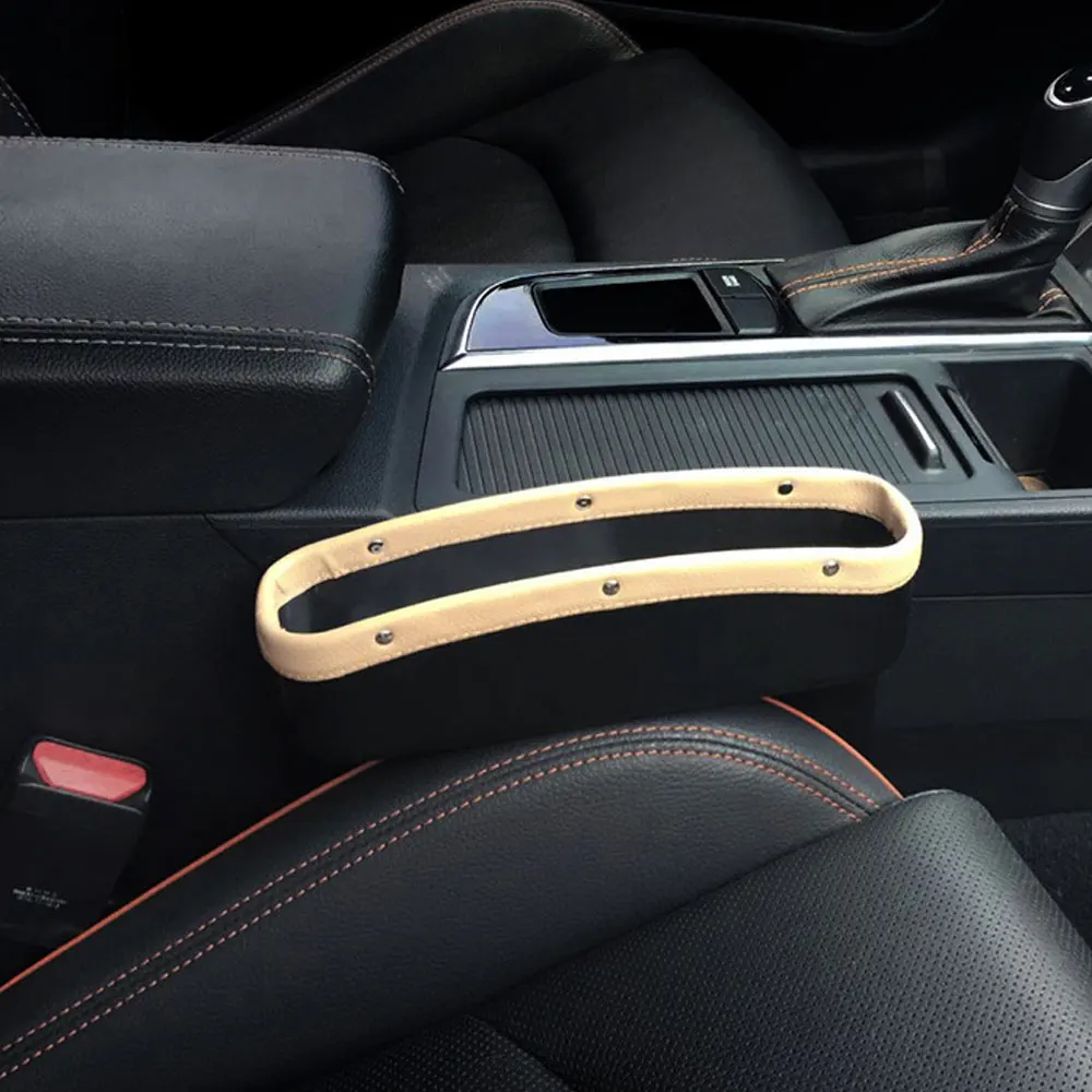 1 шт. кожаный ящик для хранения сидений автомобиля автомобильный органайзер