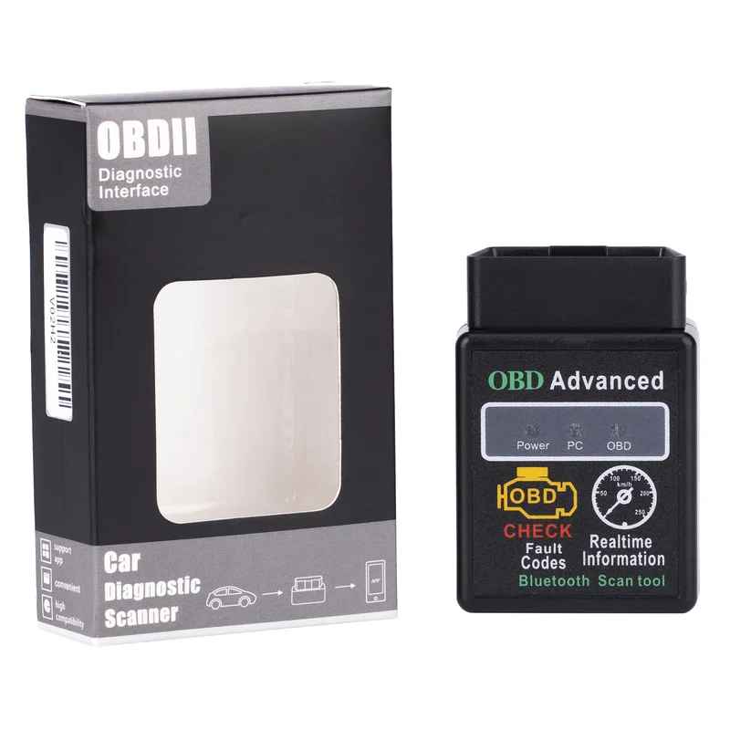 Считыватель кодов OBD2 Mini ELM327 V1.5 поддерживает все команды obd2 bluetooth 3 0 для Android