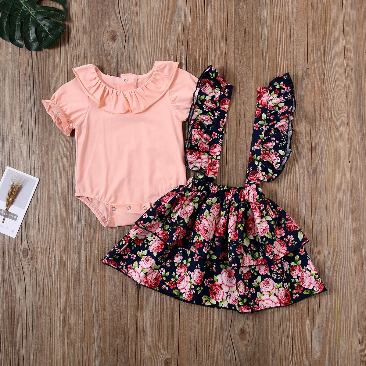 Pudcoco Одежда для новорожденных детская одежда маленьких девочек Комбинезон с