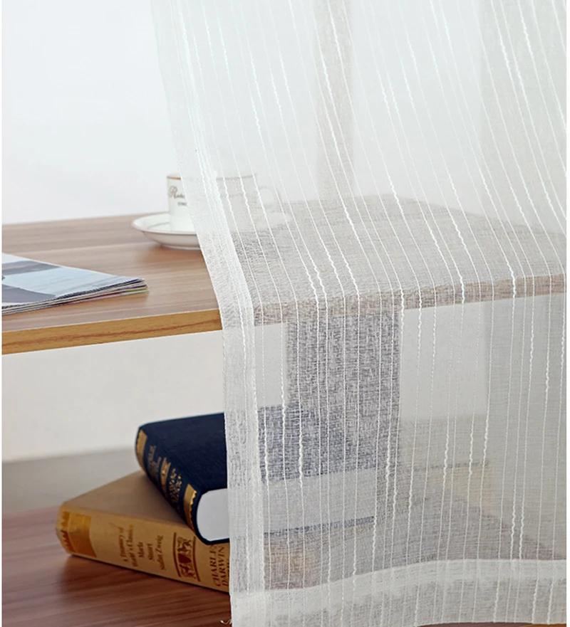 Yellow/Grey Striped Curtains for Living Room Nordic Classic Window Drapes Yellow Blackout Panel Fabric for Bedroom W-ZH029#20