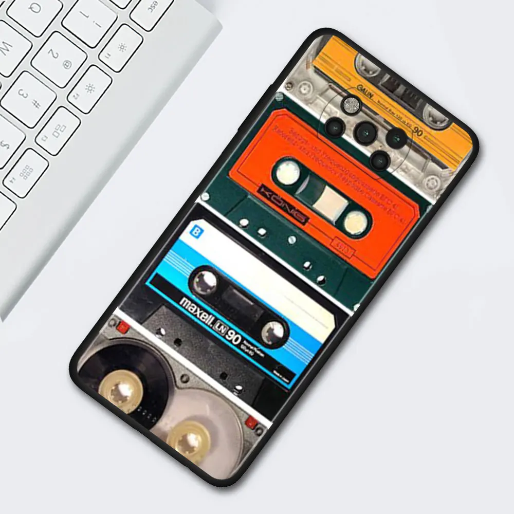 magnetic radio tape cassette soft case for xiaomi mi poco x3 nfc m3 x3 pro f3 gt f1 redmi note 8 9 10 pro 8t 9t 9s phone cover free global shipping