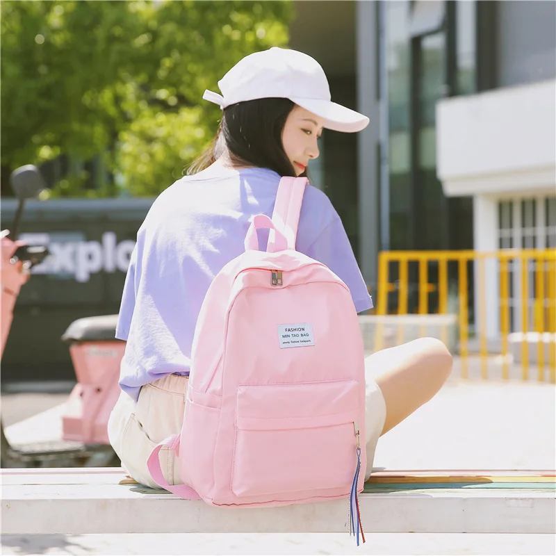 

JIULIN Backpack Women Travel-Shoulder-Bag Vintage Female Korean-Version Girl M15 Satchel