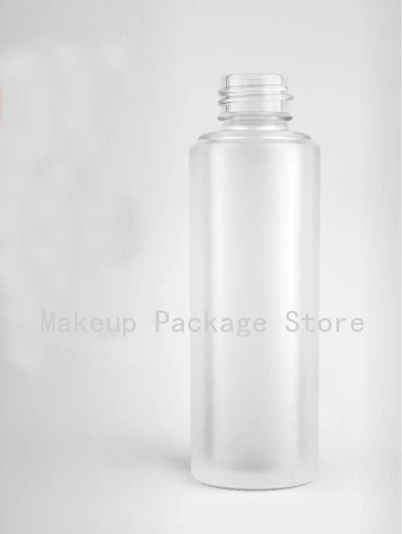

20ml50ml 20pcs/lot White Glass Empty Cosmetic Frosted Vacuum Lotion Pump Container,DIY Portable Airless Cosmetic Liquid Package