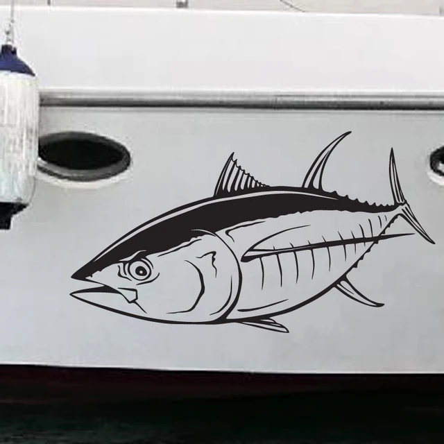 Go Fishing Sticker Marlin Hunter Swordfish Decal Bucket Tackle
