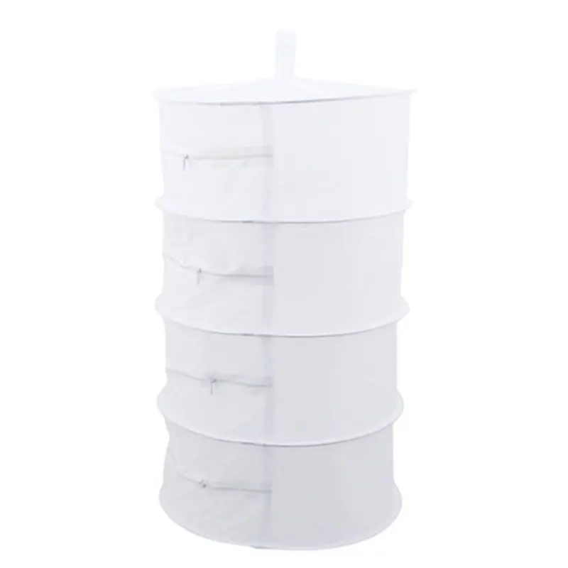 Горячая складной 4 Слои сетка сухой чистая многофункциональный висит травяные