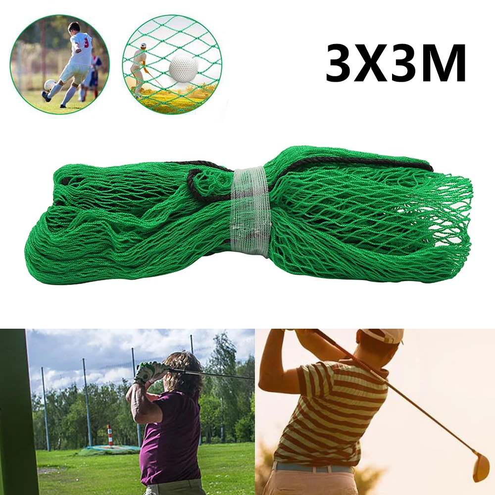 Satin Al 3M X 3M Golf Pratik Net Ağır Darbe örgü Ip Sınır Spor Bariyer Eğitim örgü örgü Açık Eğitim Aksesuarları