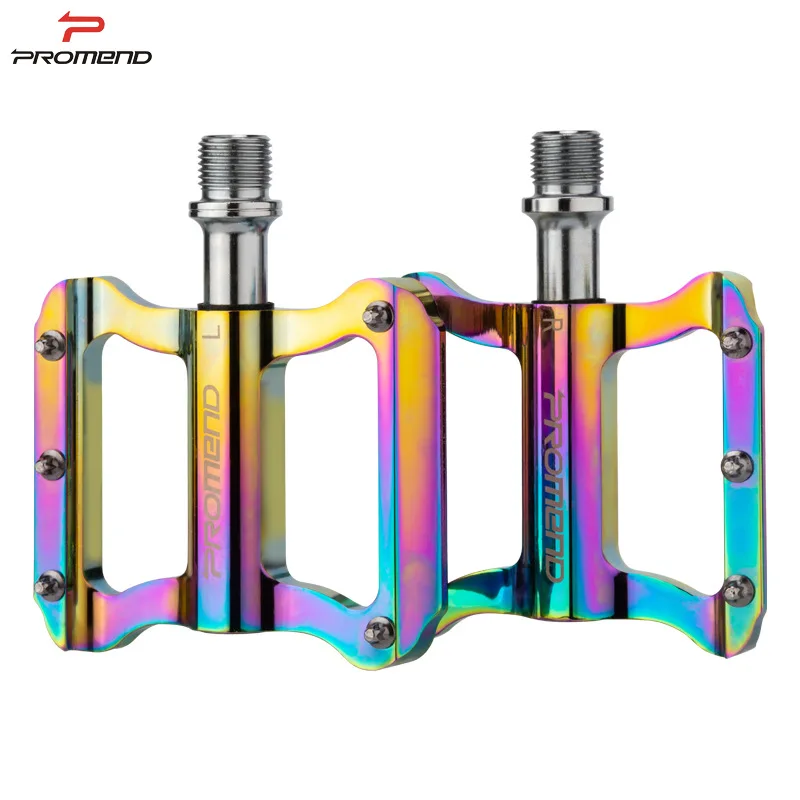 

Road Bike Pedal Folding Bicycle Aluminum Alloy Colorful Peilin Non-Slip Pedal Bicycle Bearing Cycling Fixture and Fitting