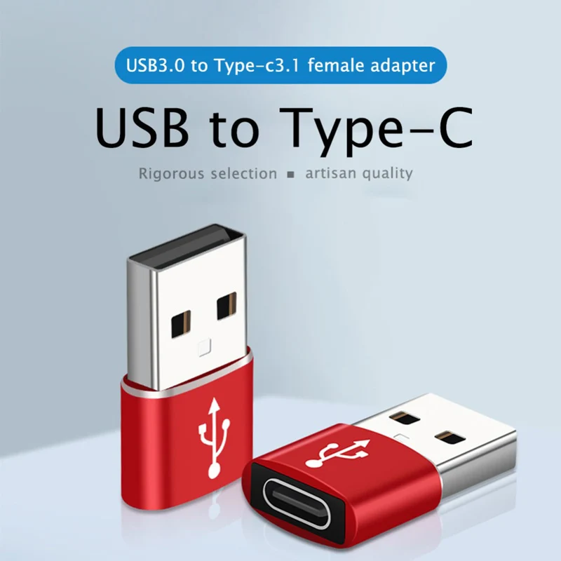Adaptador Mini tipo C A USB 3,0 tipo A para iPhone, Xiaomi...