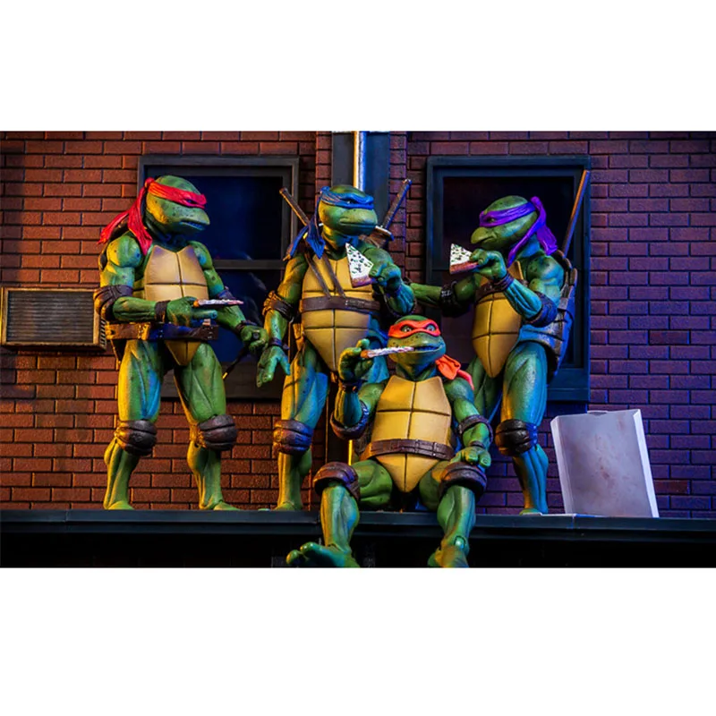 Набор из 4 черепашек 90-х " фигурка Рафаэля леonardo Michelangelo Donatello Ninjas Bjd подвижная фигурка игрушки куклы