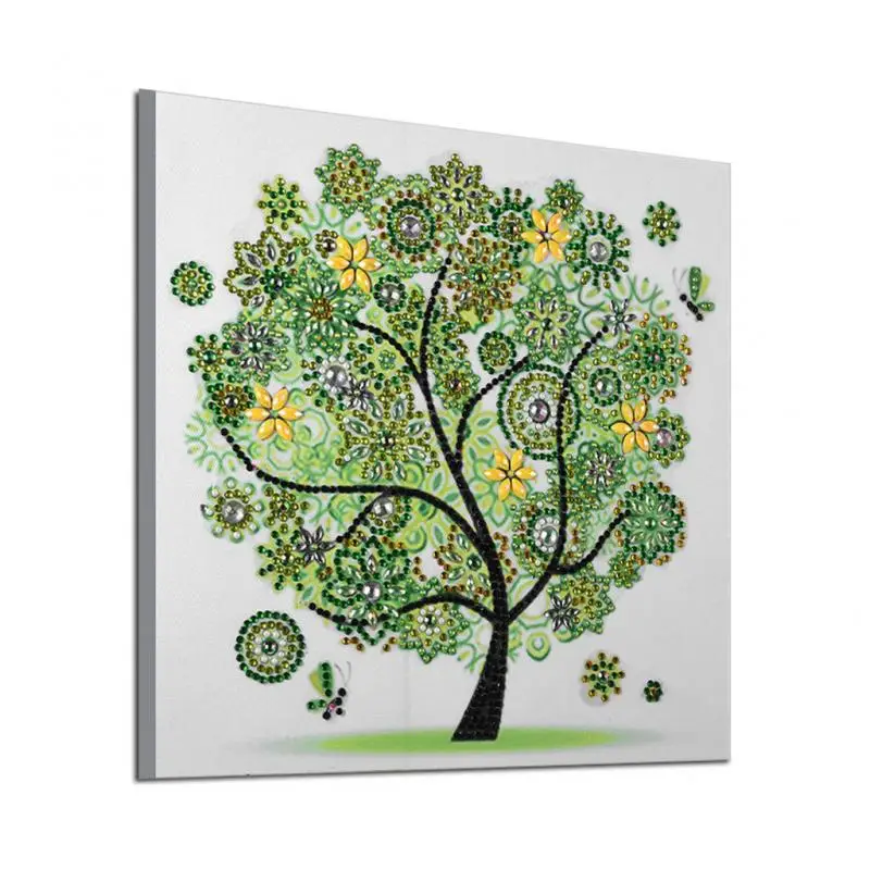 5D DIY тщательная работа Изысканное бриллиантовое картина четыре сезона дерево