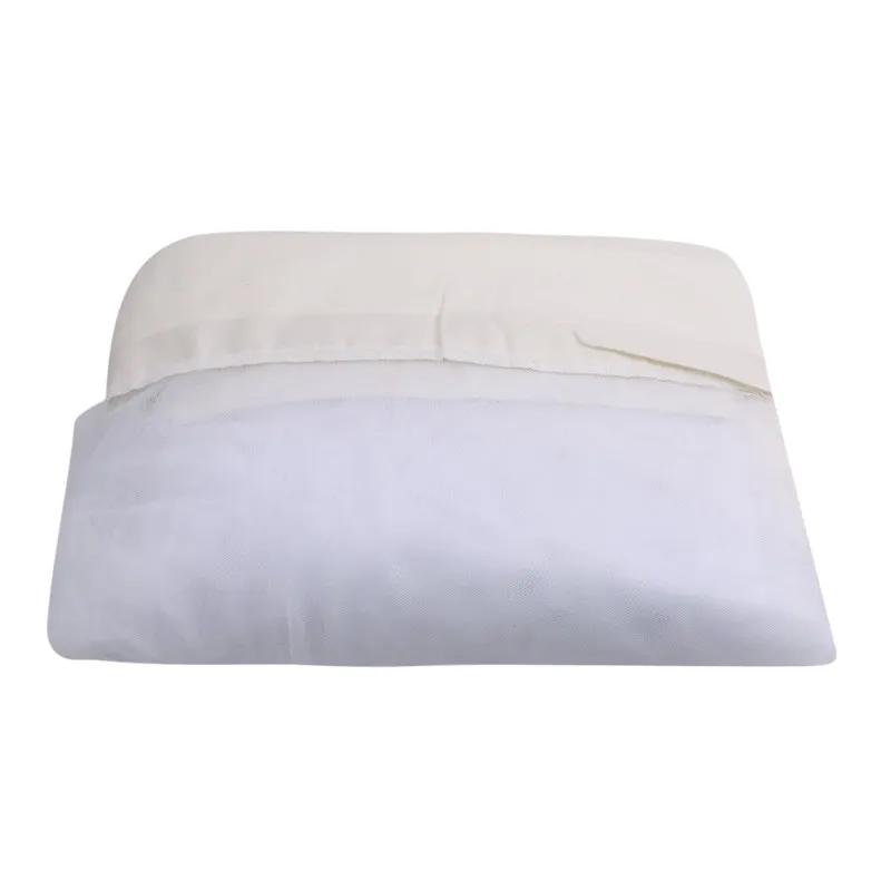 

White Outdoor Patio Shade Sun Umbrella Gauze Terrace Table Umbrella Garden Deck Furniture Zipper Mesh Mosquito Net