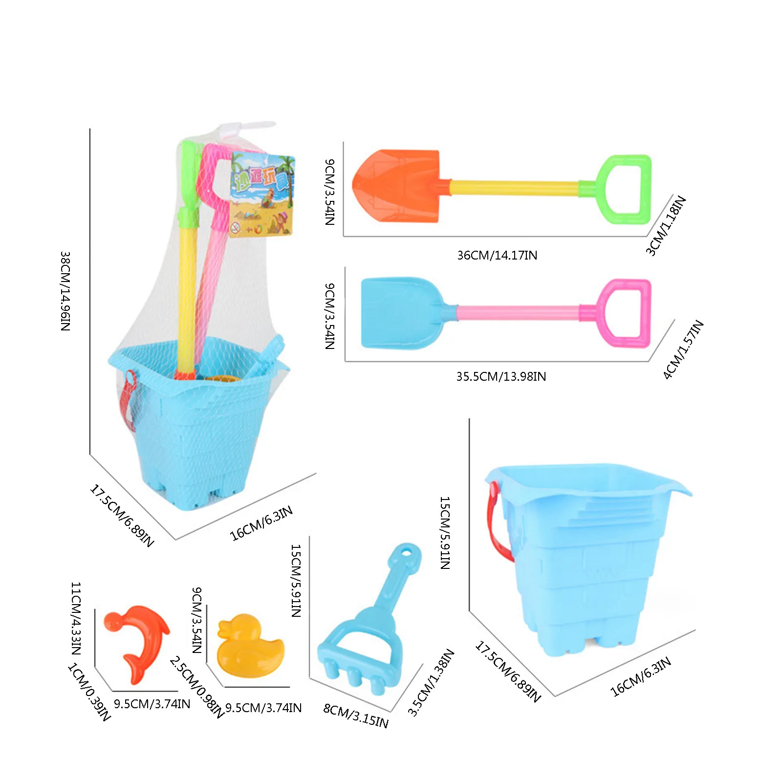 

Beach Children's Toy Creative Tool Castle Bucket Shovel Spade Tool Toy Strand Beach Toys For Sand Toys Set juguetes de playa