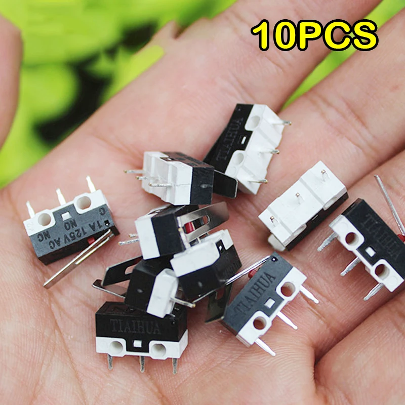 Мини микро концевой выключатель N/O N/C 10 шт. 125 В переменного тока 110 1 А 3 контакта