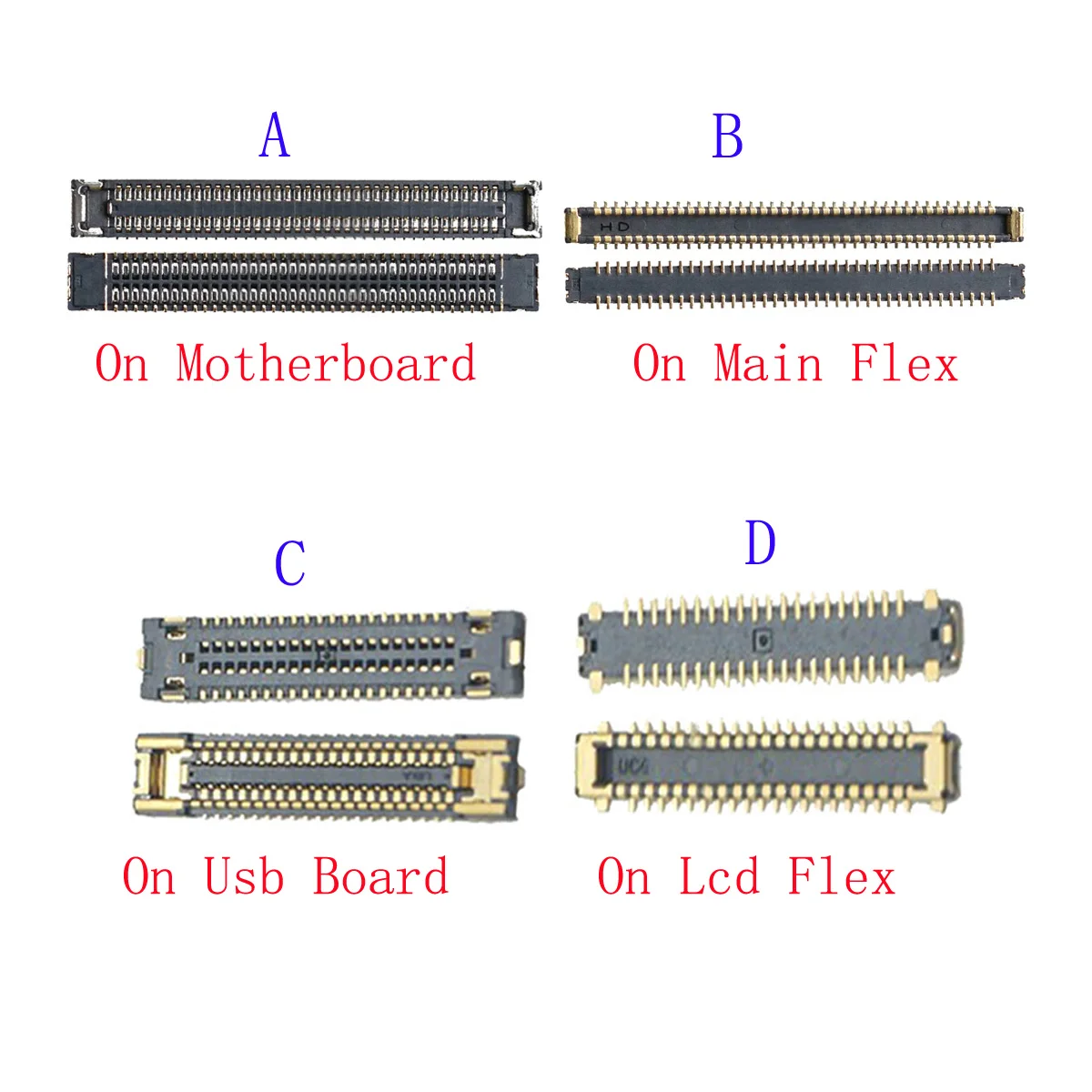 

10Pcs Lcd Display Screen Flex FPC Connector For Samsung Galaxy Note10 Note 10 Lite N770 A71 2020 A715 A715F Plug Board 78 40 Pin