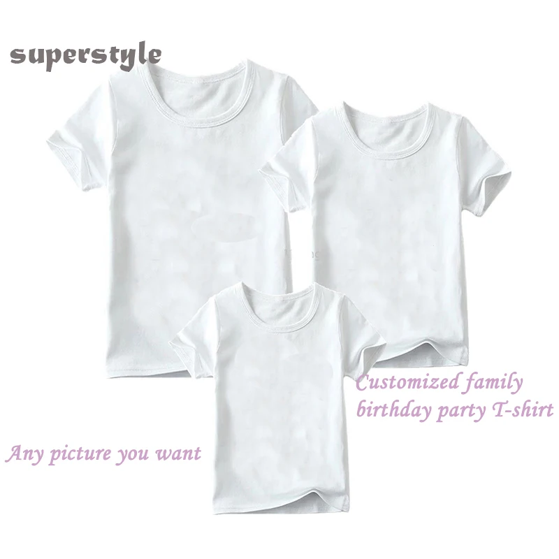 2022 Семейные одинаковые наряды футболка сделай сам одежда для матери и дочери