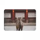 Напольный коврик Sika Deer In Nara, полиэстер, нескользящий, прочный, для гостиной, коридора, кухни, спальни, балкона, туалета