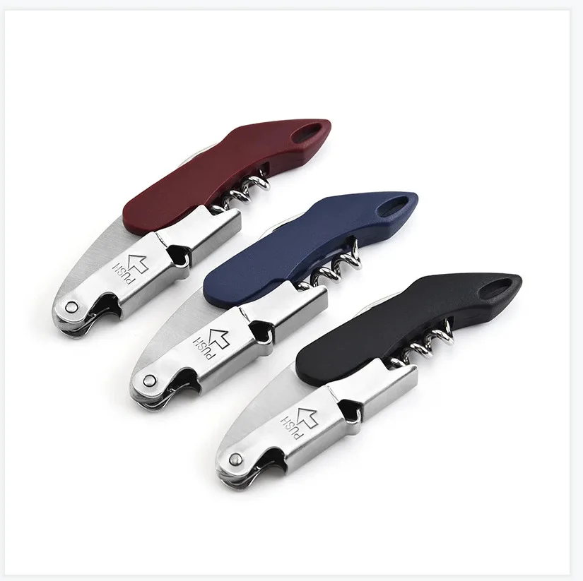 

1pc Multifunctional Hippocampus Wine Bottle Opener Professional Stainless Steel Wine Bottle Opener Cork Out Kitchen Tool