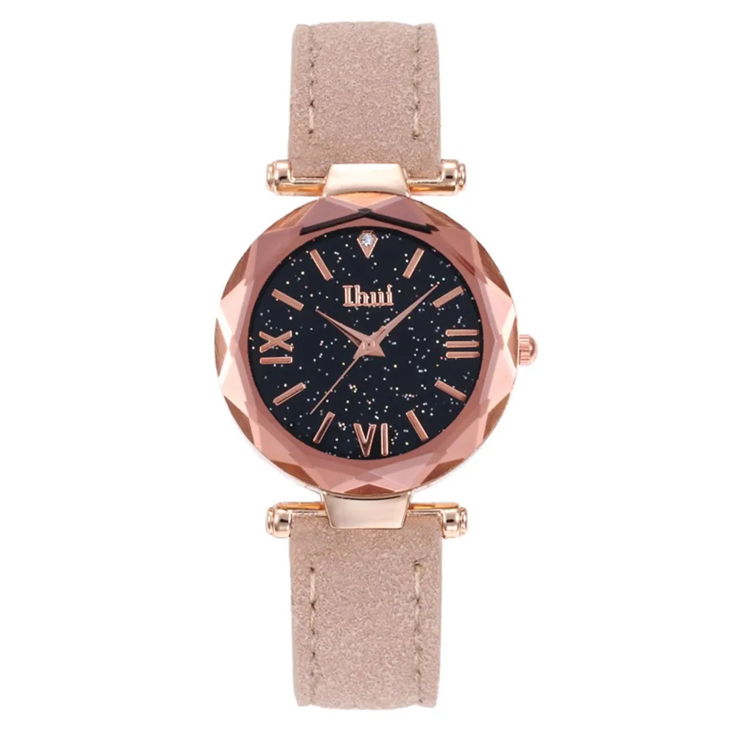 Reloj mujer наручные часы montres femmes унисекс со звездами маленькие точки матовые с
