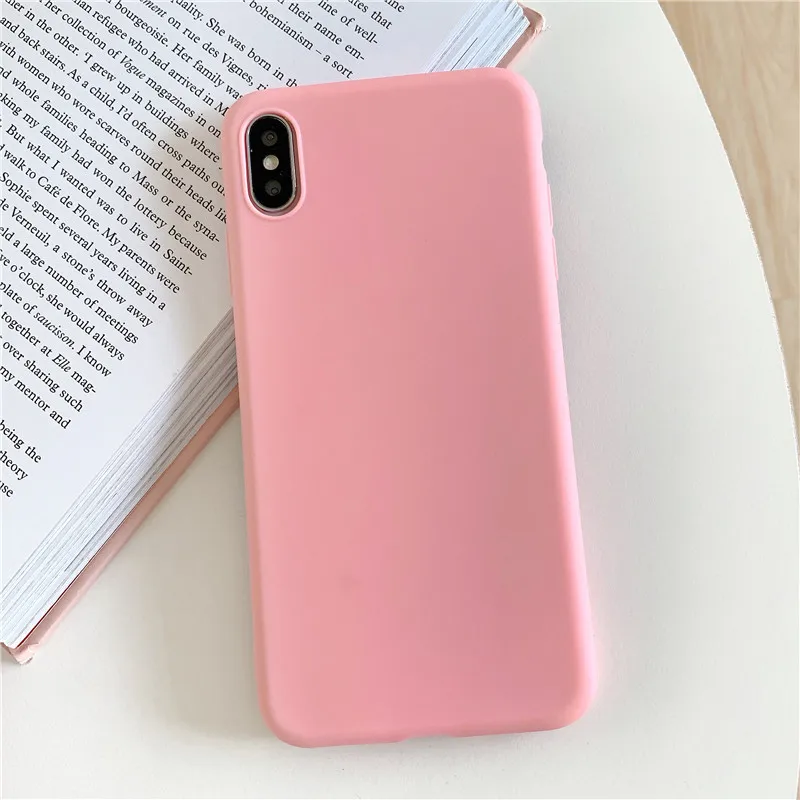 COOLY чехол конфетного цвета для Xiaomi Redmi 4A задняя крышка на Redmi Note 4 оболочка кожа Xiomi Redmi 4X Мягкий ТПУ силиконовый чехол для телефона - Цвет: Pink 7