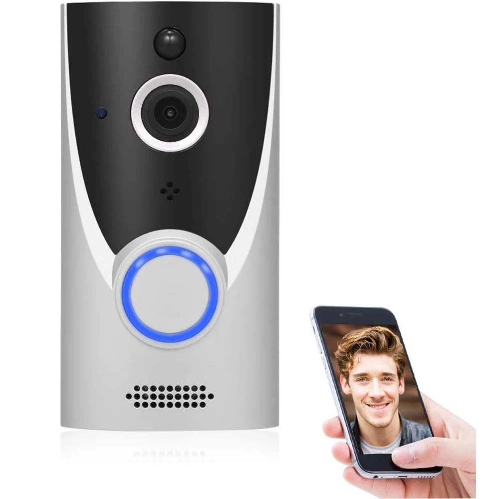 HONTUSEC 2MP видео дверной звонок беспроводной камера HD WiFi безопасности в реальном