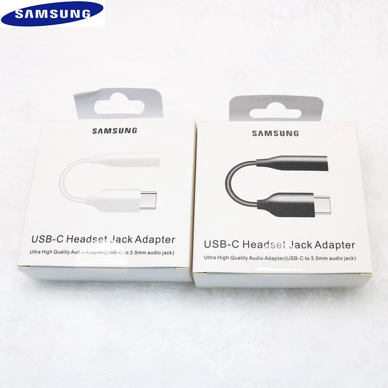 Оригинальные наушники Sam sung аудиокабель USB C до 3 5 мм AUX гарнитура адаптер для Galaxy S20