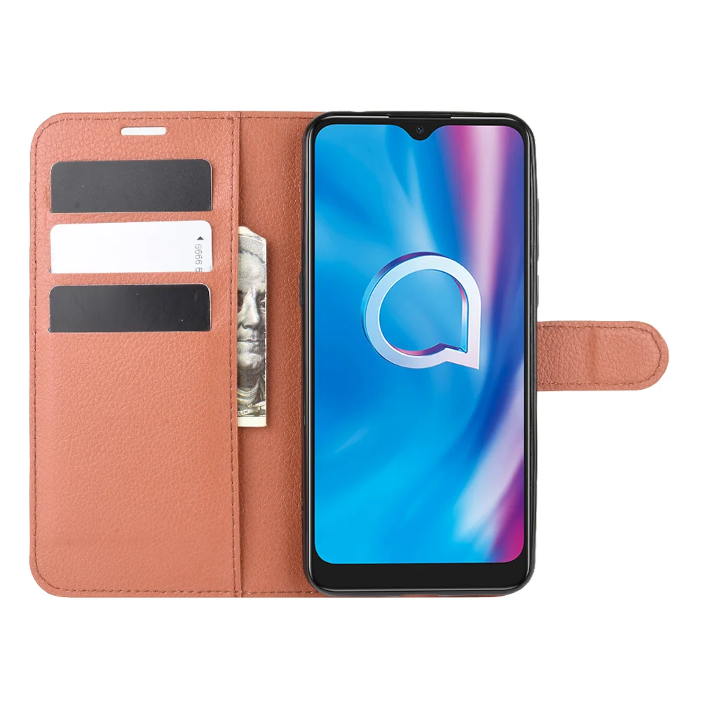 Чехол Alcatel5028 для Alcatel 1s 2020 (5028 дюйма) чехол-кошелек с отделениями карт стильный