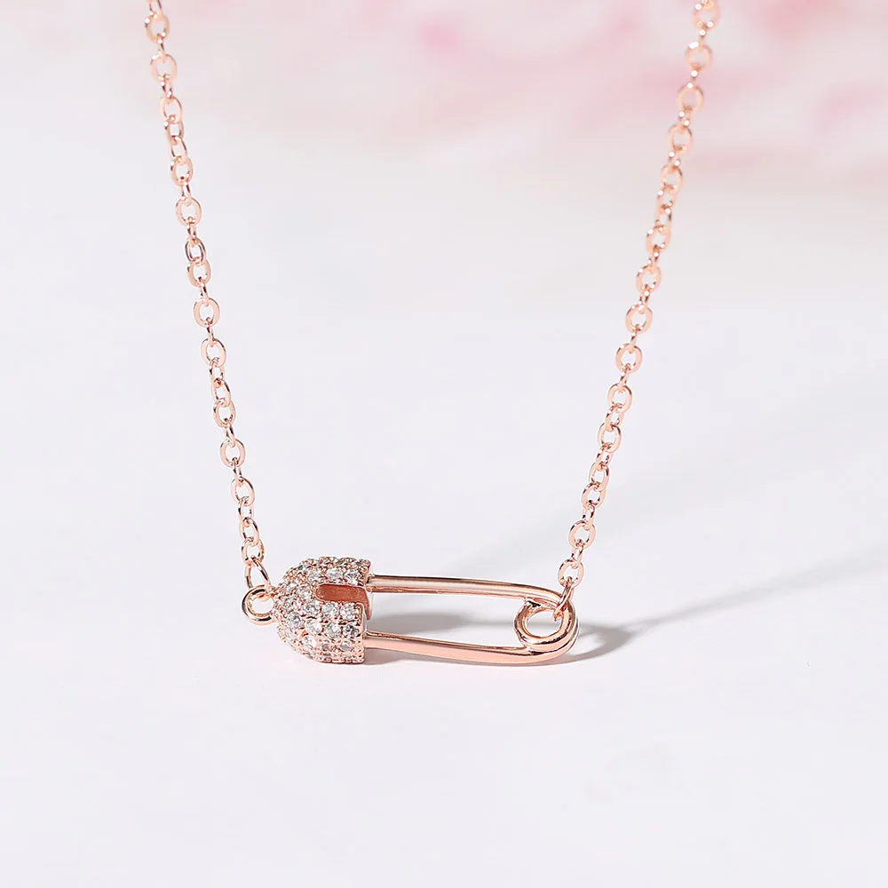 Серьги ZHOUYANG розового золота